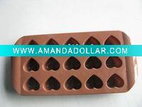 Non-stick silicon bakeware mould