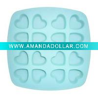 Silicone ice cube trays