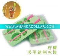 Plastic ice mould and cube tray