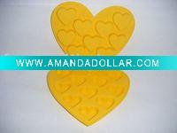 Wholesale Heart Shape Silicone Ice Cube Tray