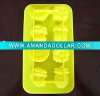 Character shape silicone ice cube tray
