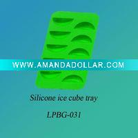 Silicone ice cube tray