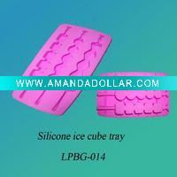 Silicone ice cube tray