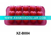 Silicone ice cube tray