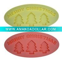 Silicone ice cube trays