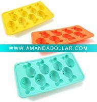 Wholesale Beautiful Fish Shape Silicone Ice Cube Tray