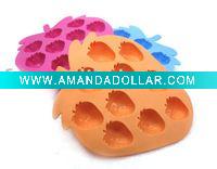 Wholesale Strawberry Shape Silicone Ice Cube Tray
