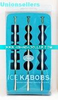 Flexible silicone ice cube tray