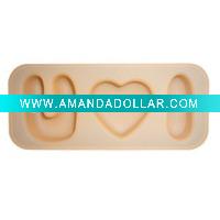 Silicone ice cube trays