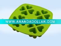 Wholesale Heart Shape Silicone Ice Cube Tray