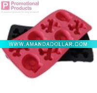 Wholesale Promotion Skull silicone ice cube mold