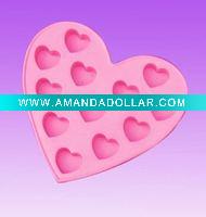 Wholesale plastic ice cube tray / TPR ice cube tray / ice box