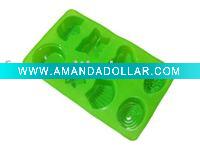 Wholesale New Style Beautiful Shape Silicone Ice Tray