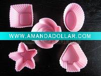 Wholesale Silicone Cake Mold& Cup cover& ice cube tray& Muffin Cups& Mat& Scraper& Spatula& Brush& Chocolate mould& Silicon product