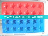 Wholesale New Style Beautiful Shape Silicone Ice Tray
