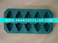 Wholesale Silicone Christmas tree ice cube tray/ice tray/tpr ice cube tray