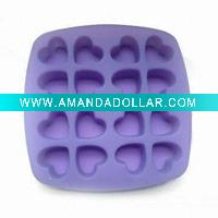 Silicone ice cube tray