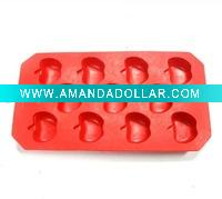 Wholesale plastic ice cube tray / TPR ice cube tray / ice box