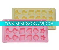 Wholesale plastic ice cube tray / TPR ice cube tray / ice box