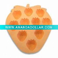 Wholesale plastic ice cube tray / TPR ice cube tray / ice box