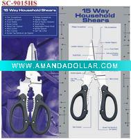 (SC-9015HS) Scissors /15 Function Kitchen Scissors
