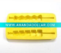 Wholesale plastic ice cube tray / TPR ice cube tray / ice box
