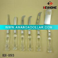 Wholesale crystal handle kitchen tools set
