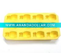 Wholesale plastic ice cube tray / TPR ice cube tray / ice box