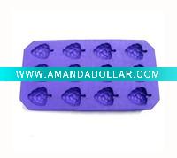 Wholesale plastic ice cube tray / TPR ice cube tray / ice box