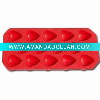 Wholesale plastic ice cube tray / TPR ice cube tray / ice box