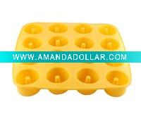 Wholesale plastic ice cube tray / TPR ice cube tray / ice box