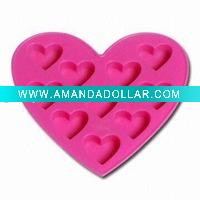 Wholesale plastic ice cube tray / TPR ice cube tray / ice box