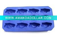 Wholesale plastic ice cube tray / TPR ice cube tray / ice box
