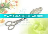 silver dinnerware meal clamp