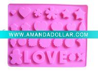 Wholesale New Style Beautiful Shape Silicone Ice Tray