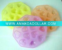 Wholesale New Style Beautiful Shape Silicone Ice Tray
