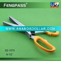 Wholesale S2-1075 7-ply Shredding Scissors/Shredder Scissors, Easy for cutting paper and useful for officer