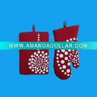 Wholesale oven mitt and potholder/potholder/microwave oven glove