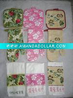 oven mitt and potholder