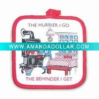 colorful oven mitt and potholder LY-PH-0022