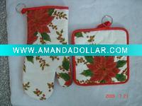 oven mitt and potholder