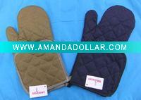 2pcs 100% cotton oven mitts sets