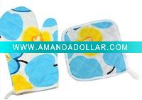 Wholesale beautiful customised kitchen oven mitt