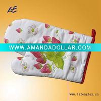 100% cotton oven mitt
