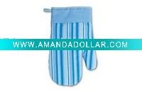 Wholesale 100%cotton oven mitt and pothold (G-005)