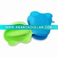 Wholesale shaped Silicone glove Oven Mitt with slip-resistant