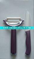 Wholesale gift white blade zirconia ceramic peeler(hs)