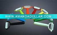Wholesale Ceramic Peeler With White Blade And colorful ABS Handle