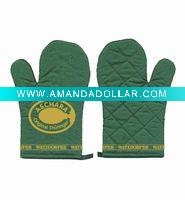 Wholesale 100%cotton oven mitt and pothold (G-006)