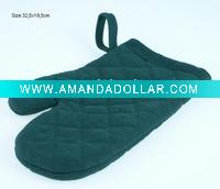 Wholesale 100%cotton oven mitt and pothold (G-003)